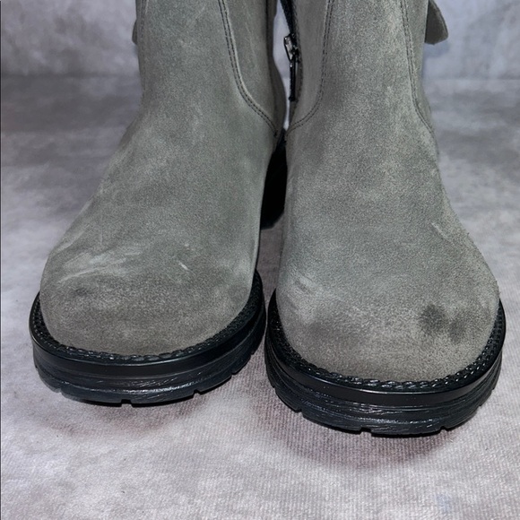NWOT La Canadienne Gavan US 6 1/2 Gray Suede Waterproof Ankle Boot - Picture 6 of 12